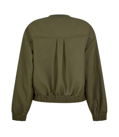 Blouson Aviateur Femme Kaki Foncé Jack Wills