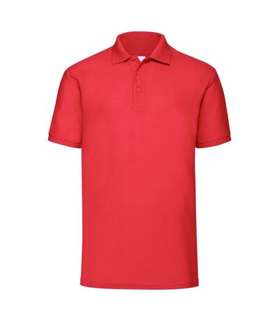Jerzees Colours Mens Ultimate Cotton Short Sleeve Polo Shirt (Classic Red) - UTBC569