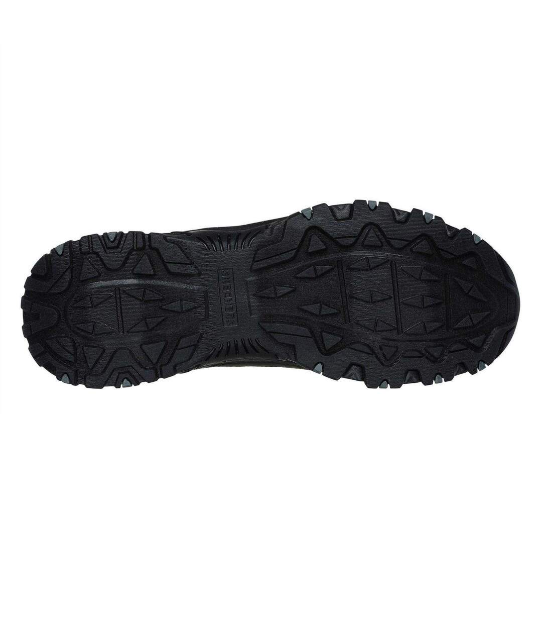 Mens Hillcrest Logo Leather Walking Boots Black Skechers-4