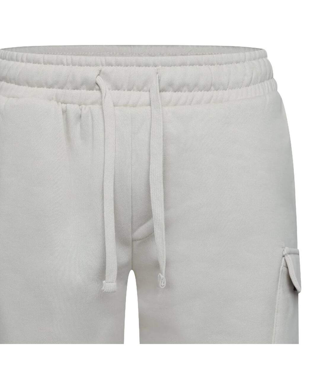 Short À Poches Bardon Homme Gris Pâle Crosshatch-3