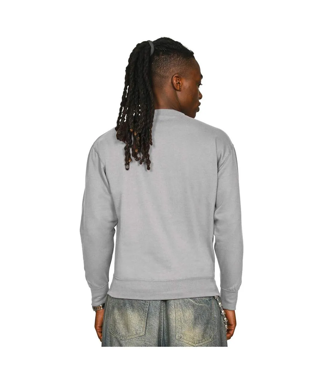 Unisex Adult Core Sweatshirt Lunar Grey Casual Classics-3