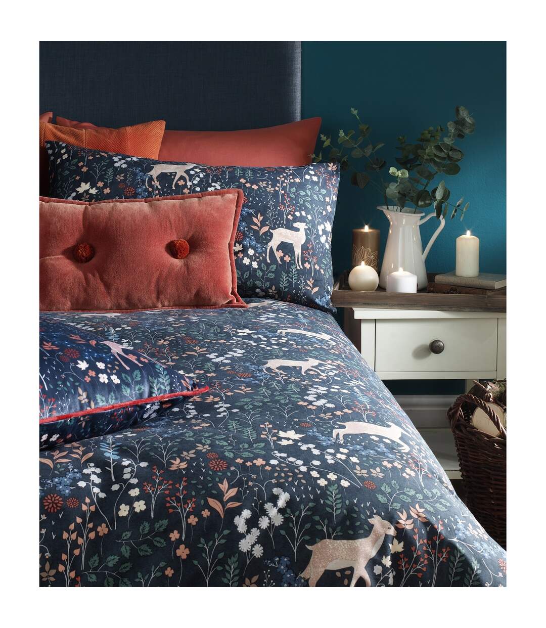 Parure de lit richmond bleu nuit Furn