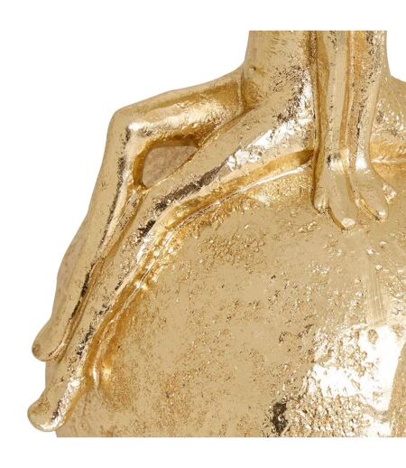 Statuette Déco Femmes en Résine Hapi' 22cm Doré