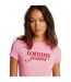 T-shirt Motif/style Logo Essential Femme Rose Tommy Jeans-4