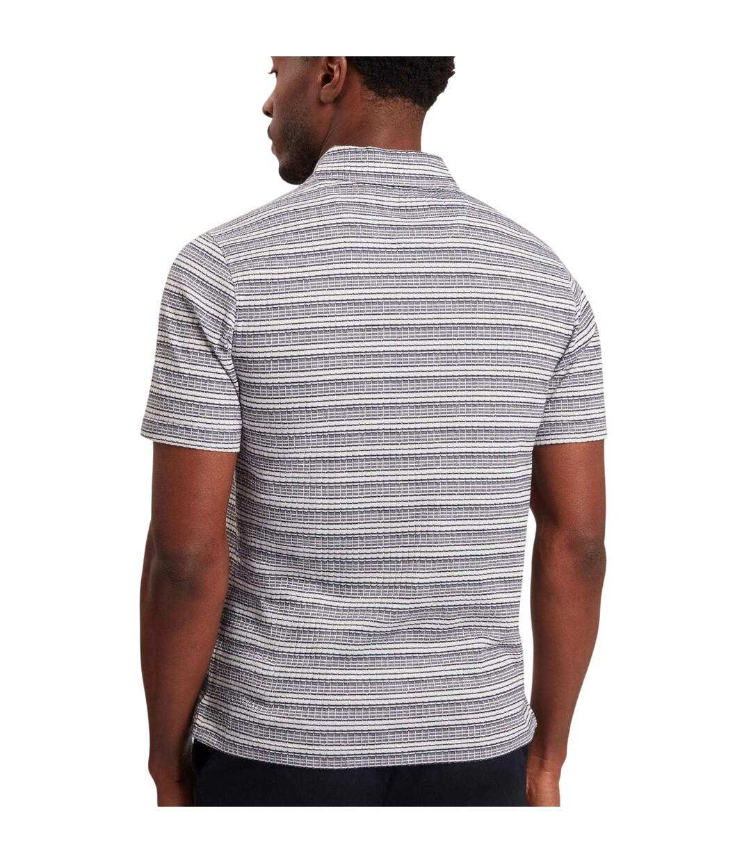 Polo Motif/style À Rayures Homme Bleu Marine Ted Baker-3