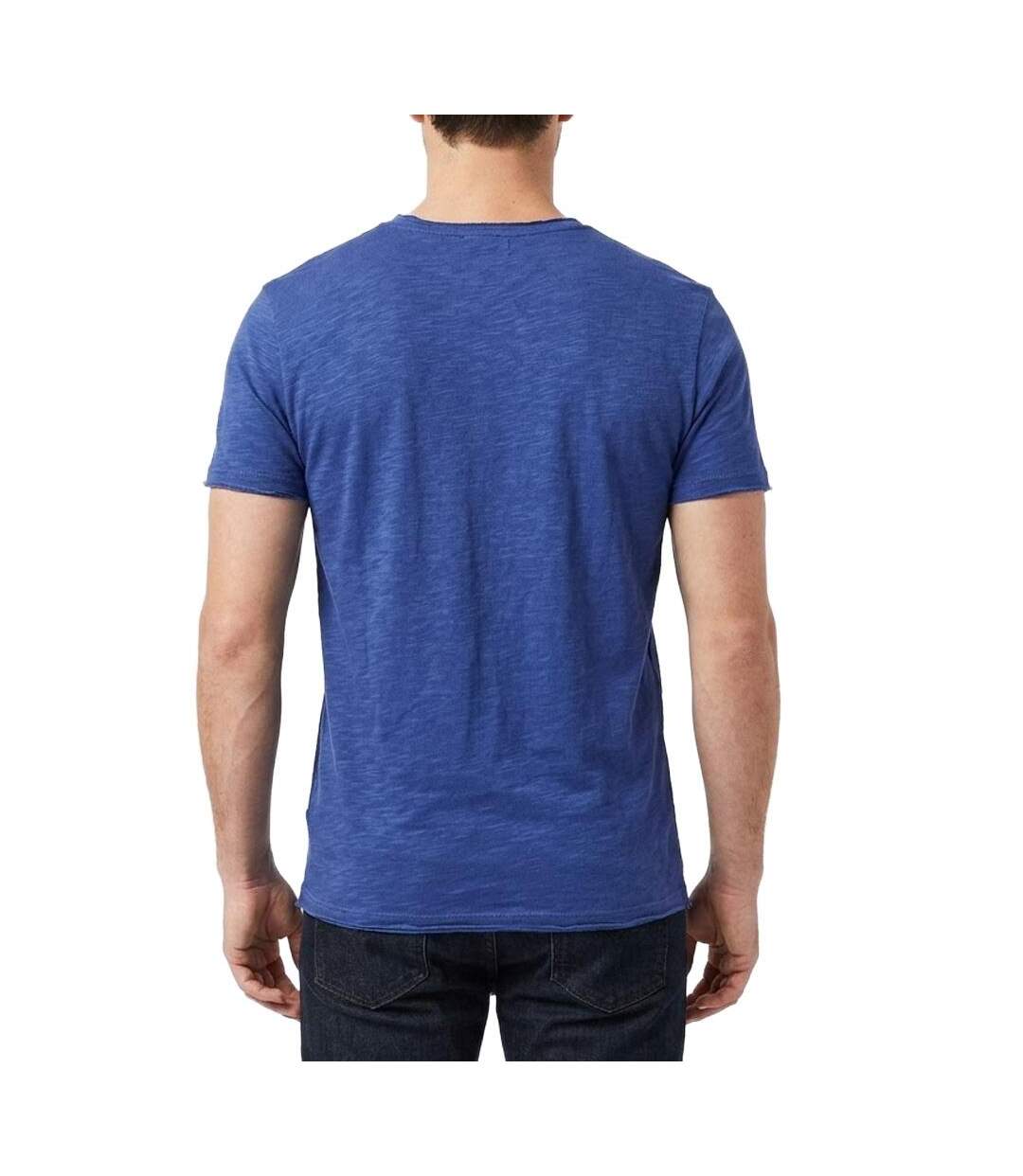T-shirt bleu royale homme paname brothers tazio-2
