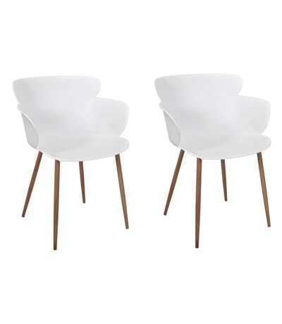 Fauteuil design polypropylène Lorens (Lot de 2)