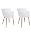 Fauteuil design polypropylène Lorens (Lot de 2)