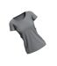 T-shirt Femme Gris Ardoise Uni Stedman-2