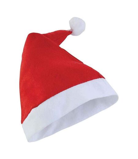 Christmas Shop Unisex Budget Value Santa Hat (Red)
