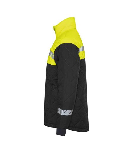 Doudoune Matelassée Progression Homme Noir Jaune Projob
