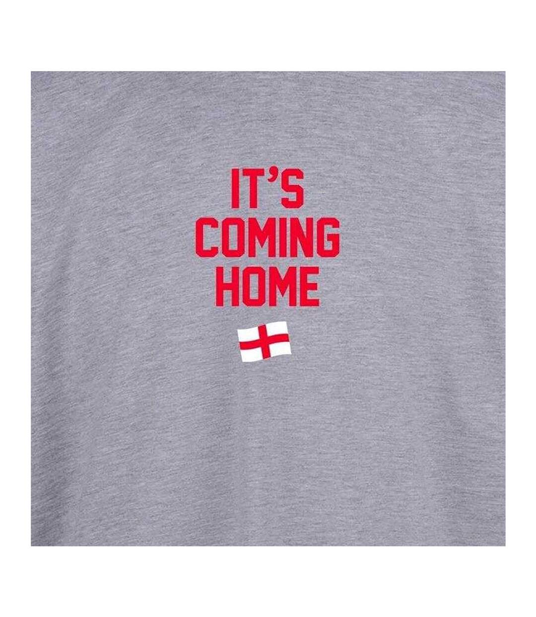 T-shirt It's Coming Home Homme Gris AWD-3