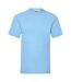 Fruit Of The Loom Mens Valueweight Short Sleeve T-Shirt (Sky Blue) - UTBC330