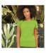 Fruit Of The Loom - T-shirt à manches courtes - Femme (Vert citron) - UTRW4724