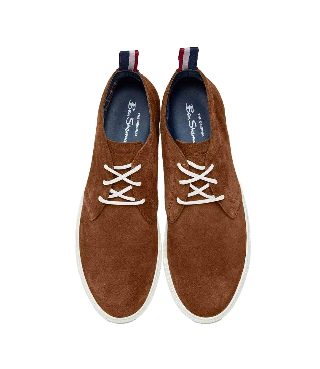 Mens Suede Ankle Boots Tan Ben Sherman-3