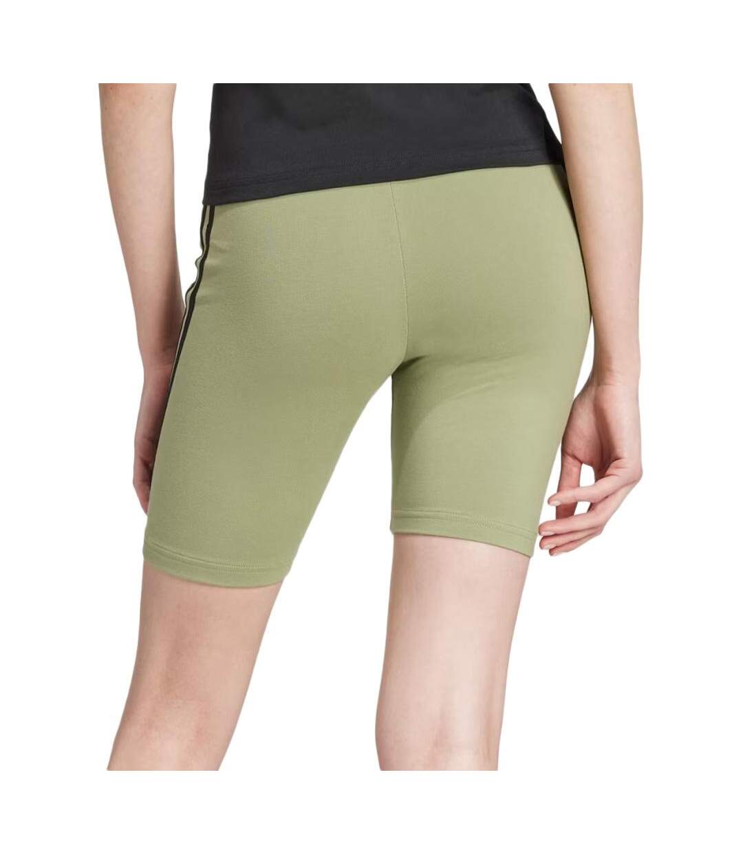 Short vert femme adidas biker-2