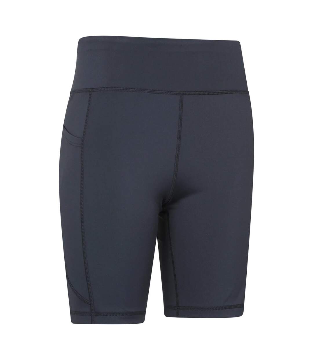 Womens/ladies Bounce Legging Shorts Jet Black Mountain Warehouse-4