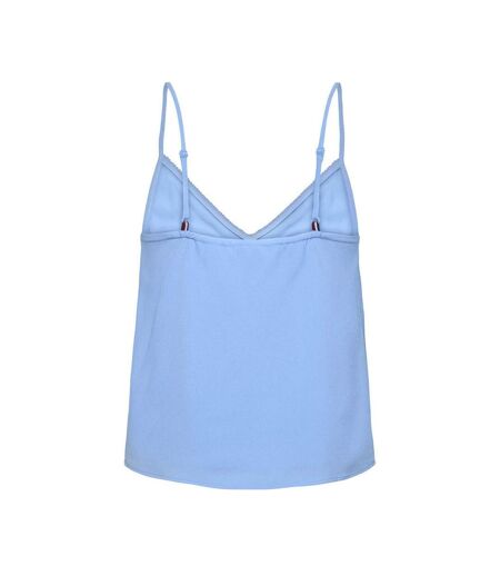 Débardeur bleu femme tommy hilfiger essential tcr - s