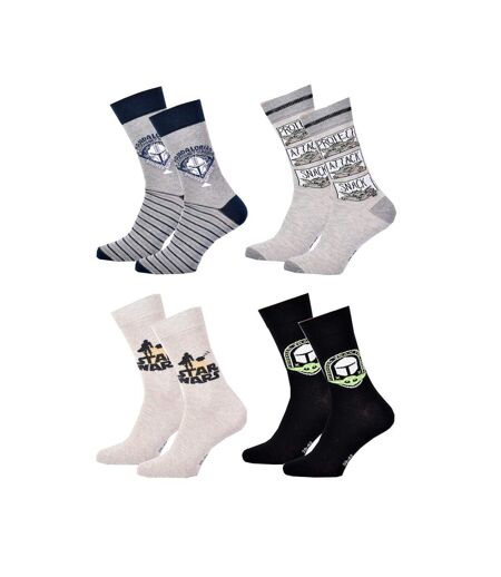 Pack de Chaussettes Adulte Licence Fantaisies-Assortiment modèles photos selon arrivages- - Pack de 4