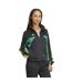 Veste De Survêtement Motif/style Blocs De Couleurs Femme Noir Jaune Or Vert Adidas-1