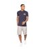 Mens jamstar cargo shorts light grey Crosshatch-3