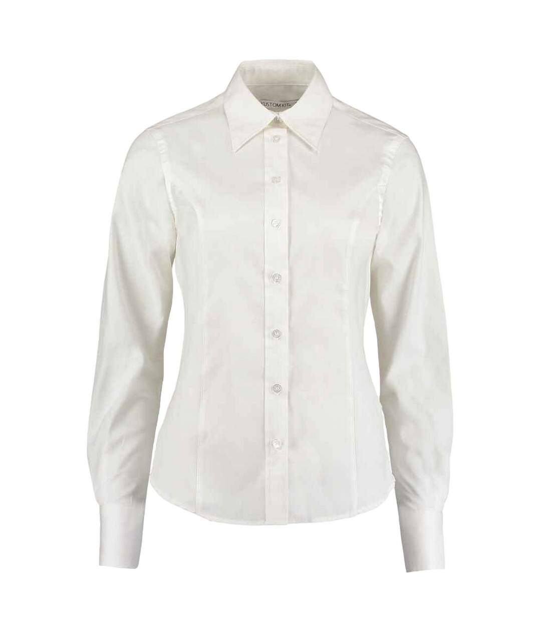 Blouse corporate femme blanc Kustom Kit-1