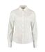 Blouse corporate femme blanc Kustom Kit-1