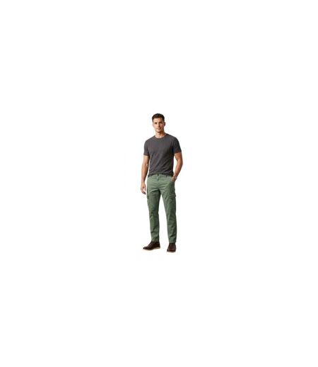 Mens Tailored Cargo Trousers Green Boss