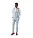Mens Archer Donegal Waistcoat Blue Without Prejudice-1