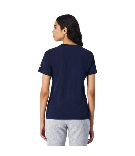 T-shirt Motif/style Logo Femme Bleu Marine Champion