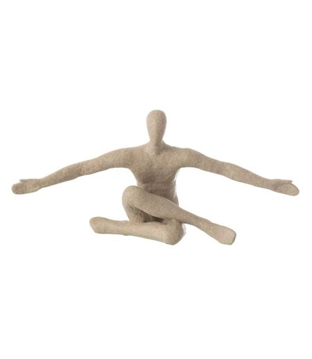 Statuette Bras Ouverts en Résine Shawn 57cm Beige