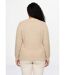 Gilet long boutonné brillant manches longues-2