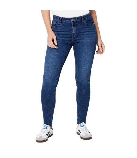 Womens/ladies Comfort Stretch Skinny Jeans Mid Wash Dorothy Perkins