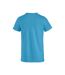 Mens Basic T-shirt Turquoise Clique-2
