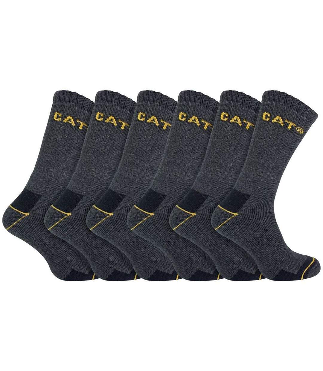 Paquet de 6 chaussettes de travail unisexes robustes pour bottes-1