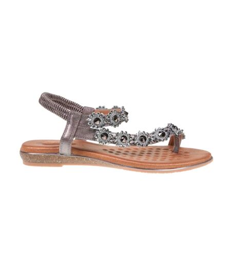 Sandales Charlotte Femme Étain Lunar