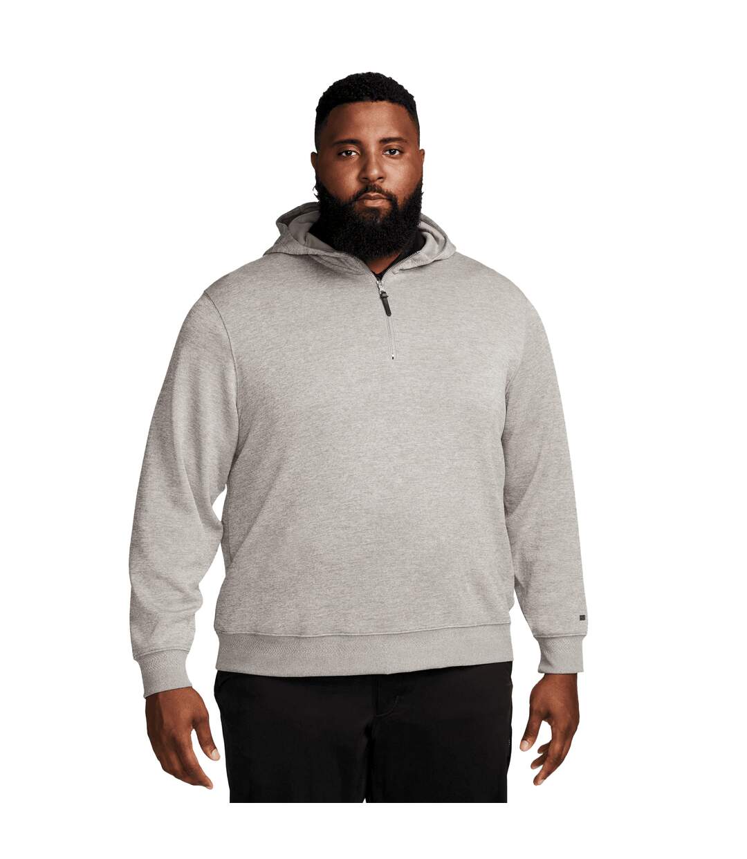 Sweat à capuche homme blanc / gris / argent brossé Nike