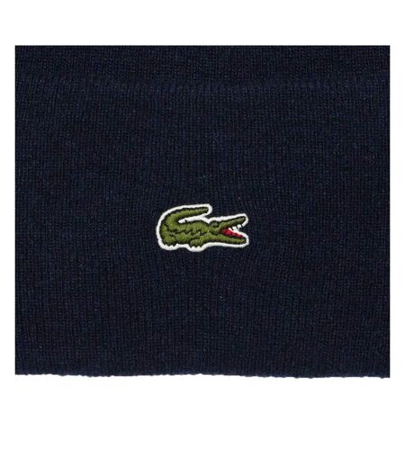 Bonnet marine mixte lacoste rb9825