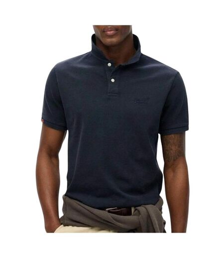 Polo marine homme superdry vint destroy