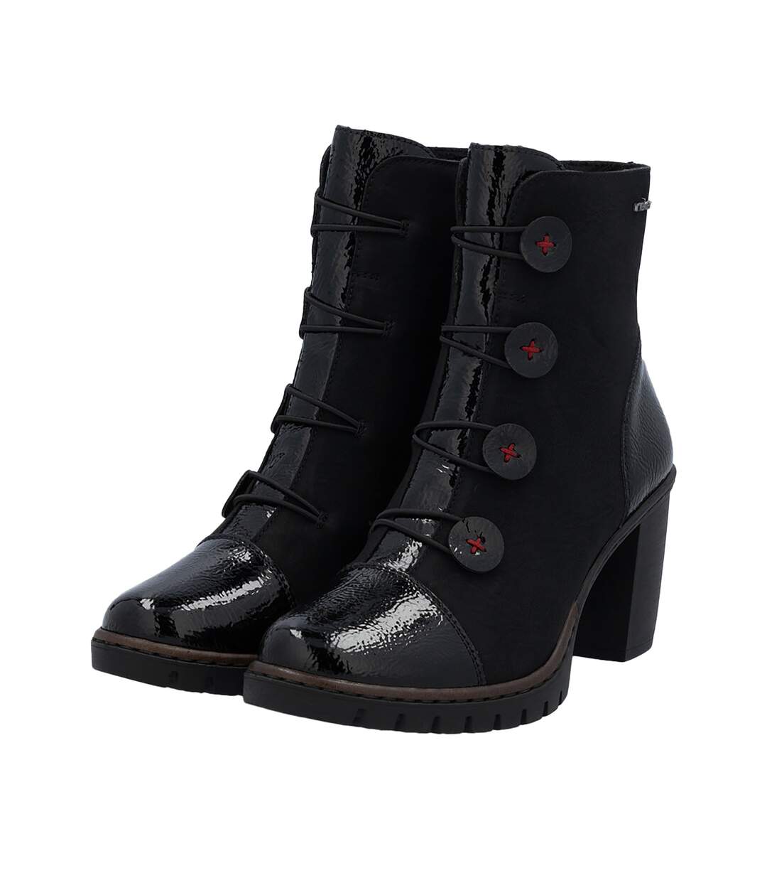 Bottine Talon à Elastique Et Zip Rieker Nabukino-3