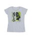 Disney T-shirt en coton à empiècement technique Lightyear Buzz Femme/Ladies (Gris sportif) - UTBI28932-1