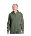 Unisex Adult Eco Premium Hoodie Military Green Heather Jerzees-4