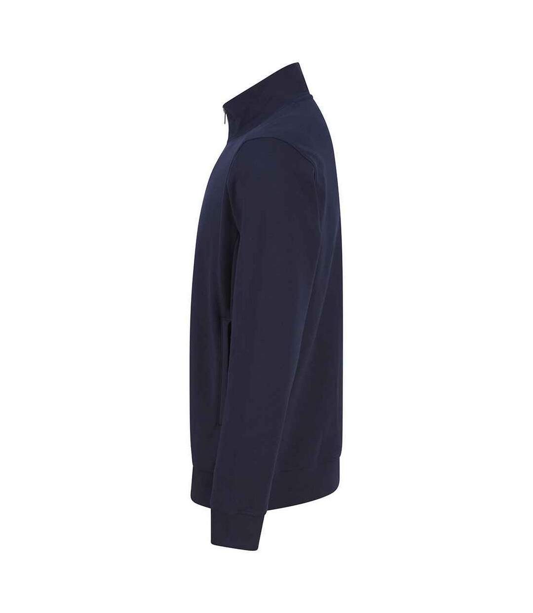 Unisex adult sustainable quarter zip sweatshirt navy Henbury