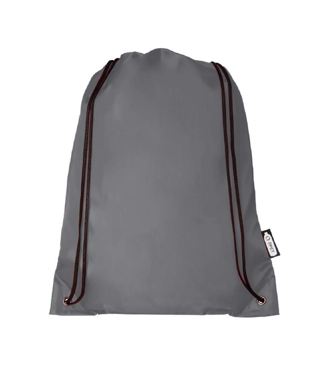 Oriole Recycled Drawstring Backpack One Size Grey Bullet-1