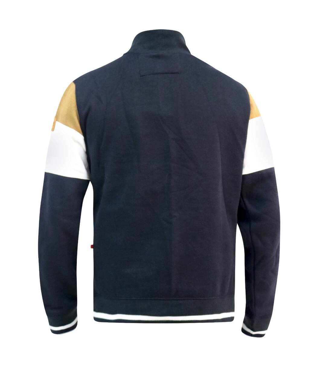 Sweat d555 kenington homme bleu marine / blanc / moutarde Duke