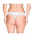 Womens/ladies Logo Cotton Blend Thong Grey Calvin Klein-4