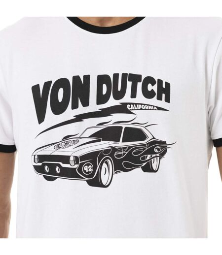 T-shirt homme en jersey stretch print devant Driver Vondutch