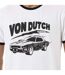 T-shirt homme en jersey stretch print devant Driver Vondutch-2