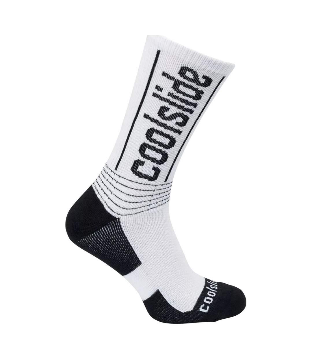 Chaussettes Codie Adulte Blanc Noir Coolslide-2