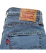 Womens/ladies 721 Leather Patch High Rise Skinny Jeans Blue Levis-4